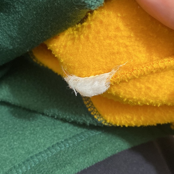 Y2K Quarter-Zip Fleece Packers Sweater - Picture 8 of 12